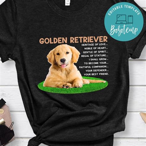 Golden Retriever Shirt | Bobotemp