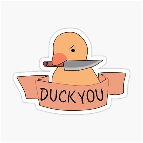 Duck With A Knife Gifts & Merchandise | Redbubble