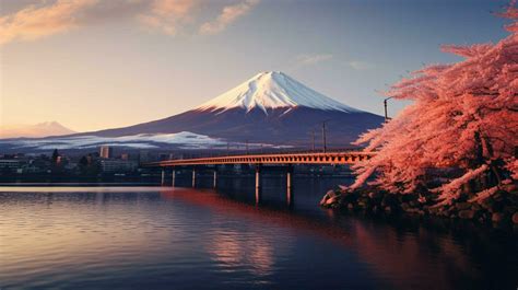 wallpapers of mount fuji in the style of gritty 30680388 Stock Photo at Vecteezy