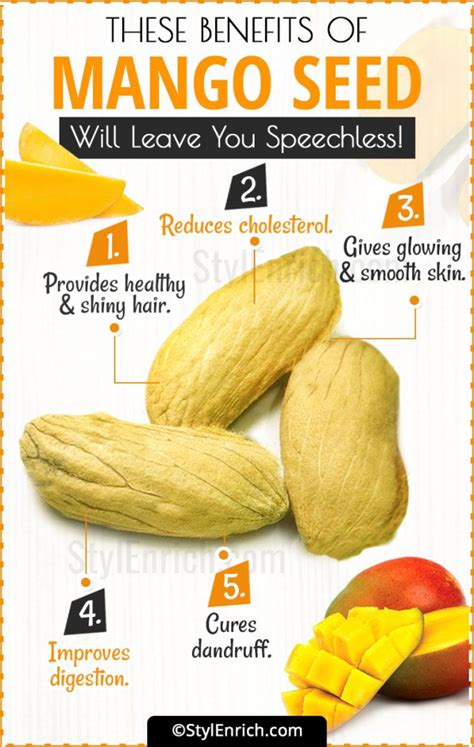 Mango Seed Benefits Will Make Your Skin & Body Look Beautiful & Young! #seeds #seeds #benefits ...