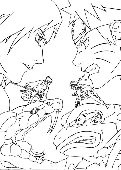 Naruto And Sasuke Drawing at GetDrawings | Free download