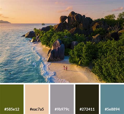 20 Beach Color Palettes - Vandelay Design