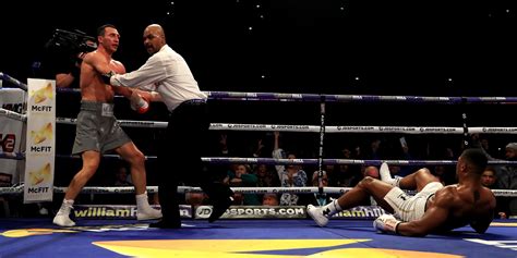 Anthony Joshua knocks out Wladimir Klitschko in a heavyweight classic ...