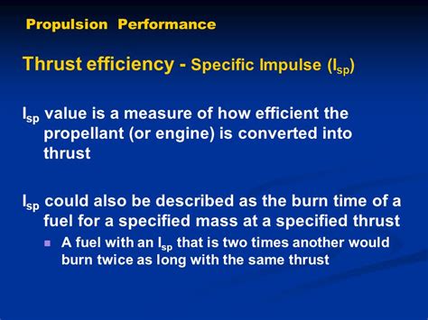 A Thought Experiment: REFERENCE: Specific Impulse