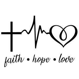 Buy Faith Hope Love Heartbeat Vector Eps Png files