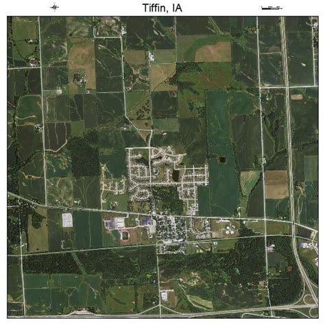 Aerial Photography Map of Tiffin, IA Iowa