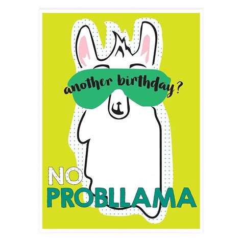 No Probllama Birthday - Potluck Press