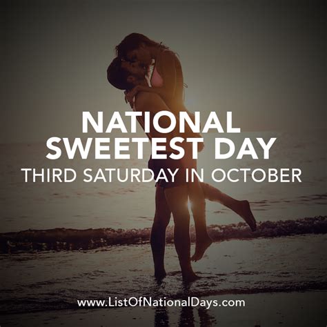 The-Sweetest-day - List Of National Days