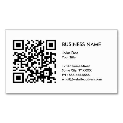 Design your own QR code Business Card Template | Qr code business card, Business cards, Business ...
