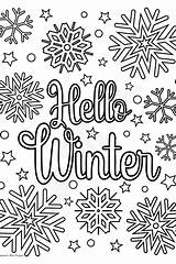 Winter Pictures To Color Printables sketch template