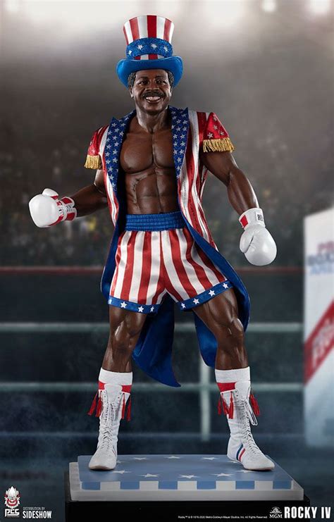 Apollo Creed Statue 1/3, Rocky IV, 74 cm | BlacksBricks