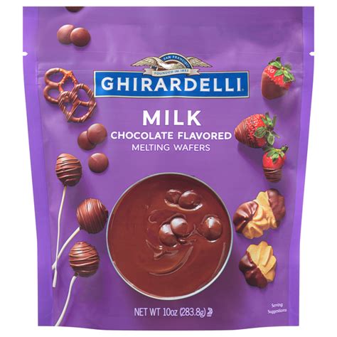 Save on Ghirardelli Melting Wafers Milk Chocolate Order Online Delivery | Stop & Shop