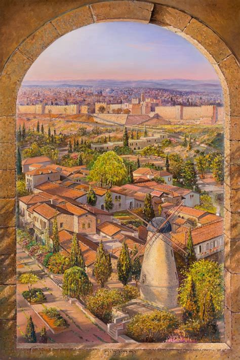 Original Oil Painting: Beauty of Jerusalem by Alex Levin