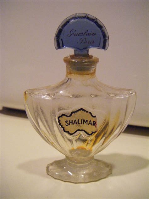 Items similar to vintage Shalimar Guerlain Paris Perfume Bottle on Etsy