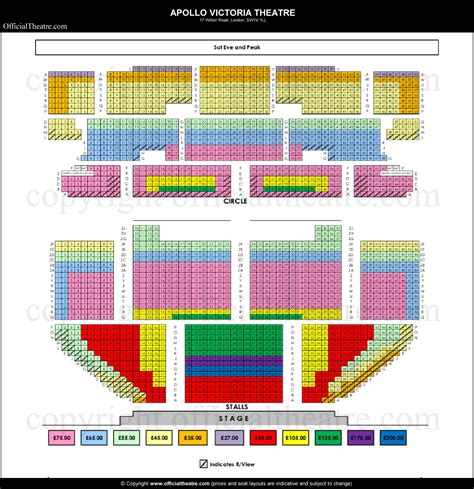 Apollo Theatre Seating Chart London | Elcho Table