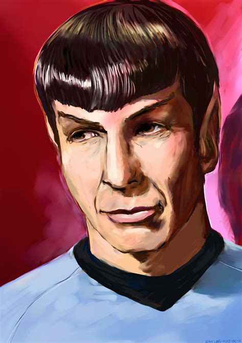 Leonard Nimoy as Lt. Commander Spock by botmaster2005 on DeviantArt