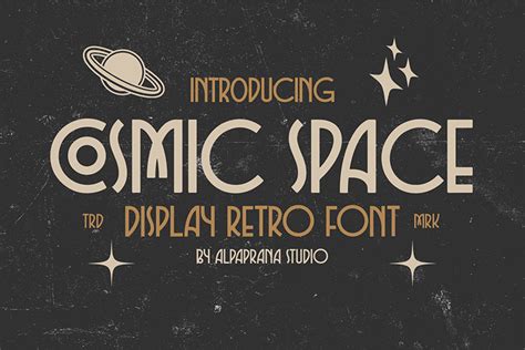 Cosmic Space Font | Alpaprana | FontSpace