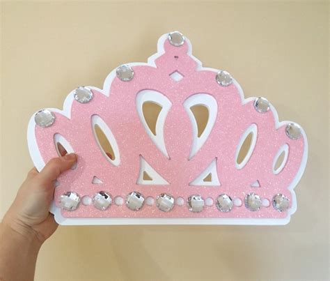 Gorgeous Crown Wall Decor With Big Crystals for Your Little Princess - Etsy