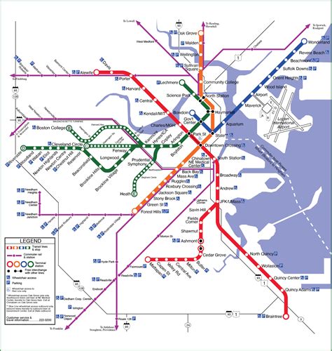 A Brief History of MBTA Transit Maps | The History of the T | MBTA