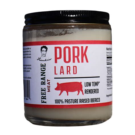 Pasture Raised Iberico Pork Lard – Frankie's Free Range Foods