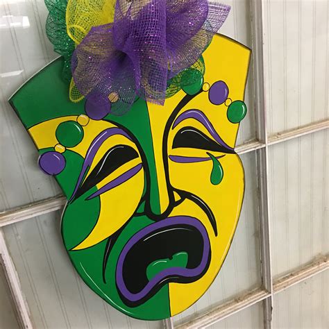 Mardi Gras Door Decorations Front Door Decor Mardi Gras Door | Etsy