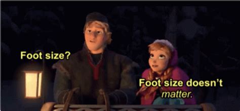 Frozen Shoe Size GIF - Frozen Shoe Size Foot Size - Discover & Share GIFs