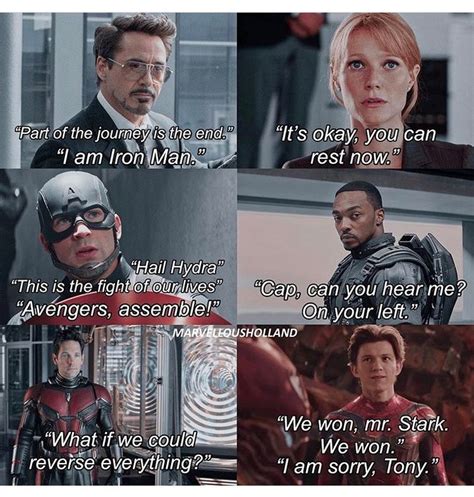 the avengers movie scene with captain america, iron man and spider ...