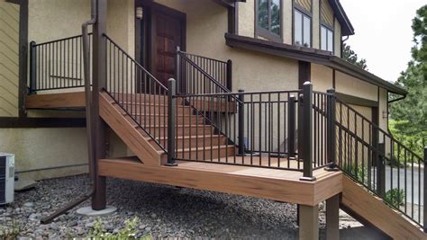 Metal Railings - A Custom Deck Build Popular Choice - Decks By Schmillen