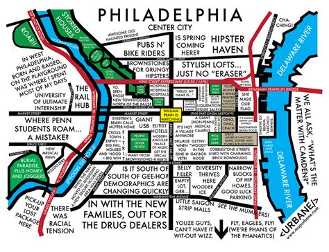 A Hilarious and Ridiculously Accurate Map of Philadelphia ...