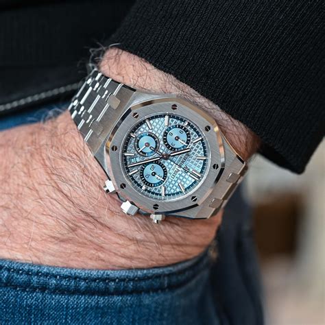 Audemars Piguet Unworn 2021 Royal Oak Chronograph Blue Dial, 44% OFF