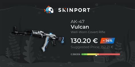 AK-47 | Vulcan (Well-Worn) - Counter-Strike 2 - Skinport