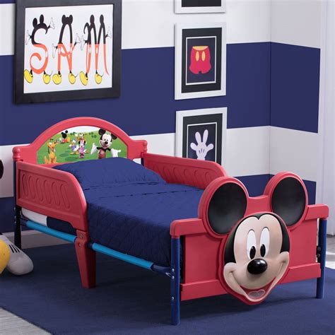 Mickey Mouse Plastic 3D Toddler Bed | Delta Children