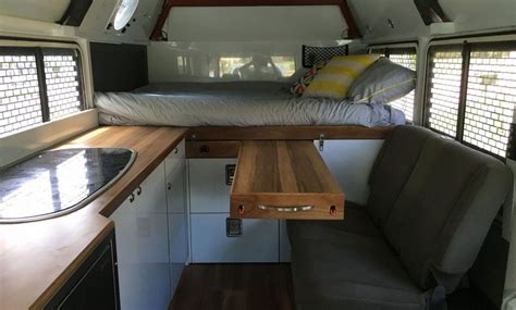 80+ Great Volkswagen Bus Interior Design Ideas - Coolest for All 2018 | Truck camper, Camper ...