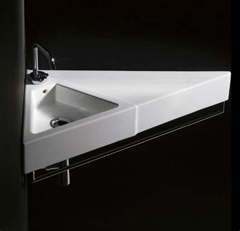 28" Luxury Wall Mounted Corner Ceramic Bathroom Sink - Contemporary ...