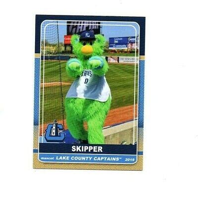 Skipper 2019 Lake County Captains team set card Mascot | eBay