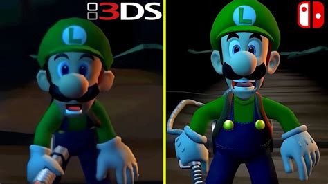 Luigi's Mansion Dark Moon Nintendo Switch Remaster vs Original 3DS ...