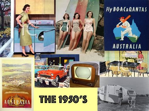 1950's Australia Decade Study PPT | Teaching Resources