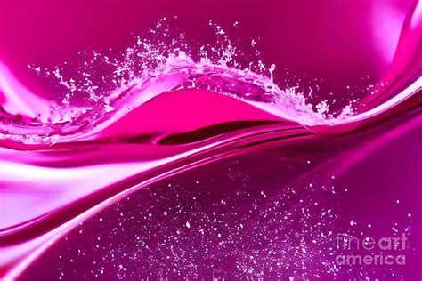 Pink Splash Digital Art by Sandra Bussemas - Fine Art America