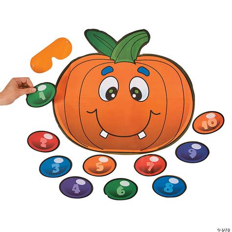 Silly Pin the Nose on the Pumpkin Halloween Party Game | Oriental Trading