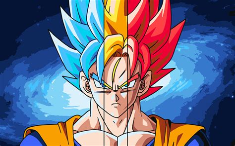 Download wallpapers Goku, 4k, fan art, Dragon Ball Super, manga, DBS, Dragon Ball, Super Saiyan ...