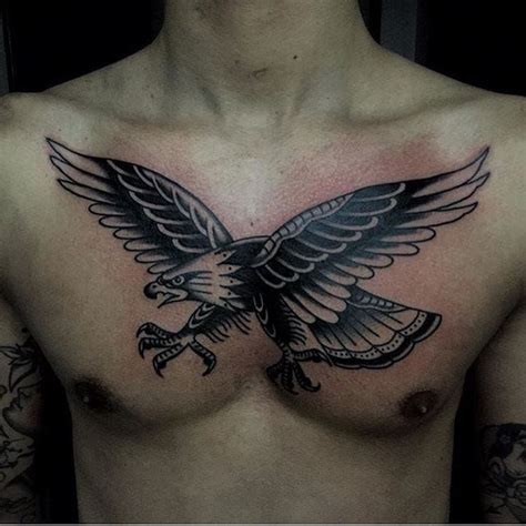 black and grey traditional eagle tattoo - ThatS Good Logbook Image Library