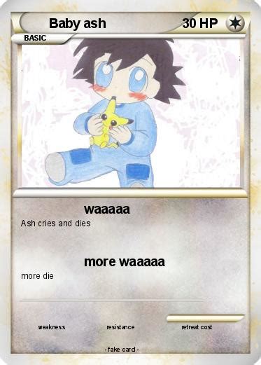 Pokémon Baby ash 4 4 - waaaaa - My Pokemon Card