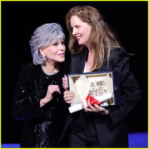 Jane Fonda Throws Award at Director Justine Triet at Cannes Film Festival 2023 | 2023 Cannes ...