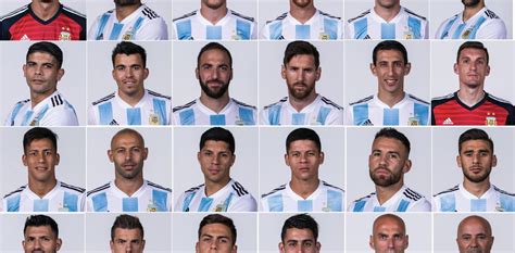 Álbum completo: las fotos oficiales de los 23 jugadores de la Selección Argentina