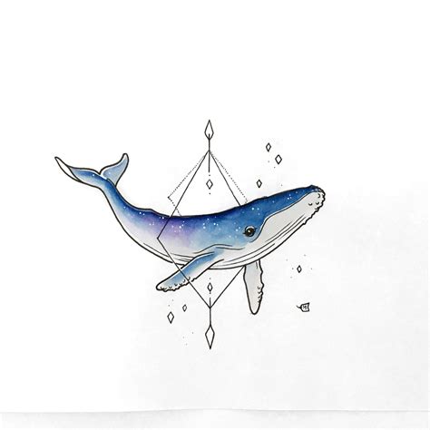 Humpback Whale watercolor illustration - by Melissa Mancini. | Whale watercolor illustration ...