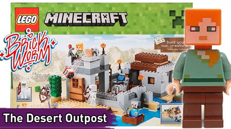 Lego Minecraft: The Desert Outpost (21121) - Brickworm - YouTube