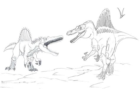 Spinosaurus coloring page printable | Spinosaurus, Coloring pages ...