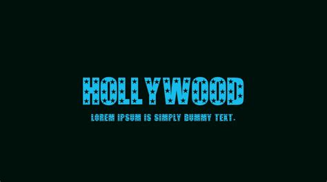 Hollywood Font : Download Free for Desktop & Webfont