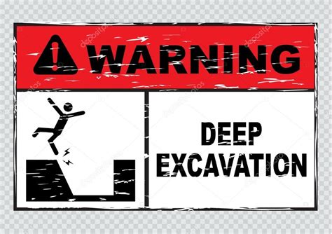 View Deep Excavation Work Excavation Safety Poster PNG - Excavator Moving