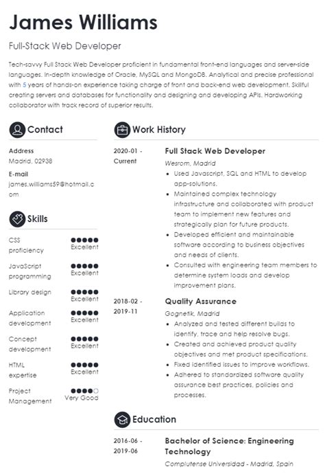 Full Stack Developer Resume: 8 Examples to Get You Hired